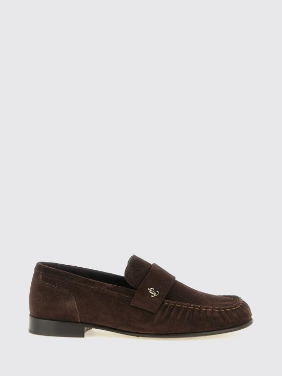 26FW 지미추 로퍼 ELLISLOAFERFSUE CHOCOLATE Brown