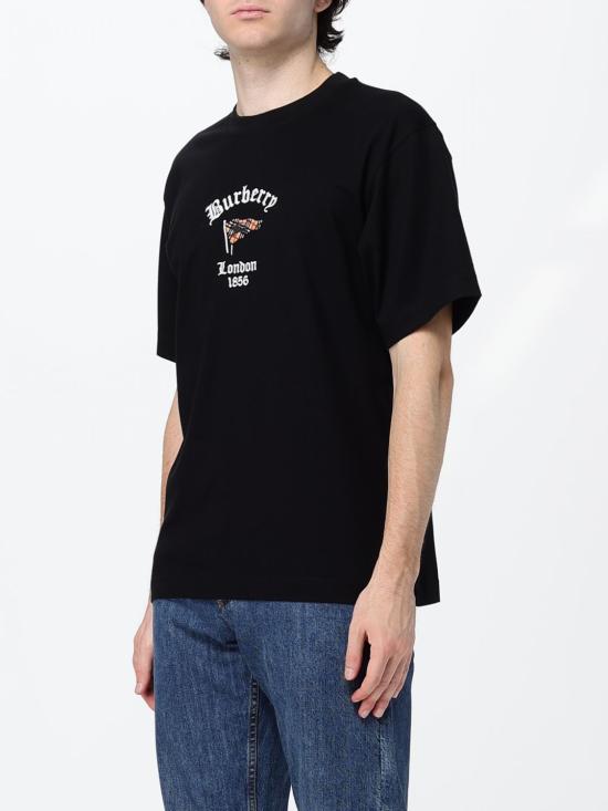 26FW 버버리 반팔 티셔츠 8128196 Black - BURBERRY