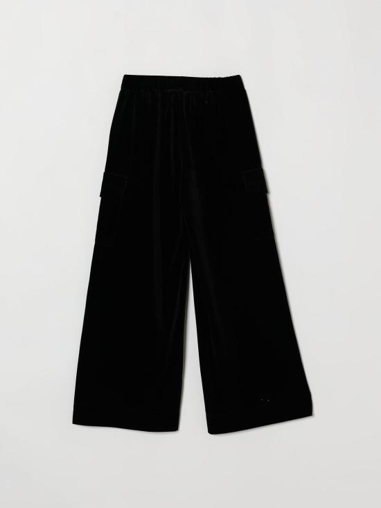 26FW [키즈] 트윈셋 스트레이트 팬츠 262GJ2261 00006 Black - TWINSET