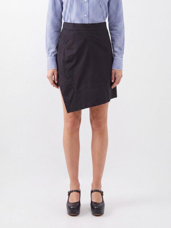 26SS 비비안웨스트우드 미디 스커트 1K01002RW01CC N401 Black