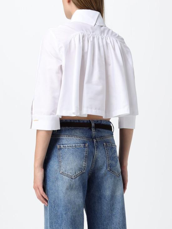 26FW 엘리자베타프랜치 셔츠 CA17766E2 100 White - ELISABETTA FRANCHI