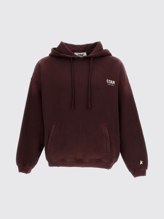 26FW 골든구스 후드 티셔츠 GUP02712P00241440233 Wine - GOLDEN GOOSE
