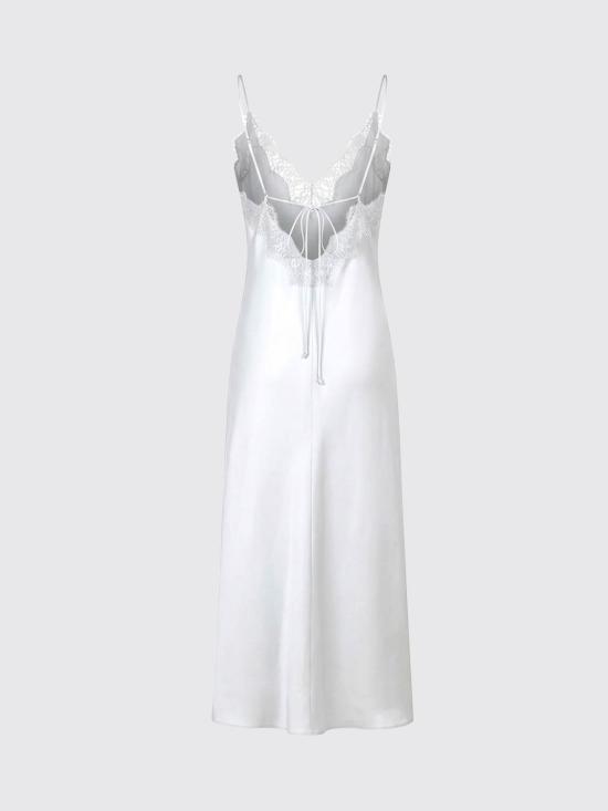 26SS 로에 롱 원피스 41933165 454 Gnawed Blue - ROHE