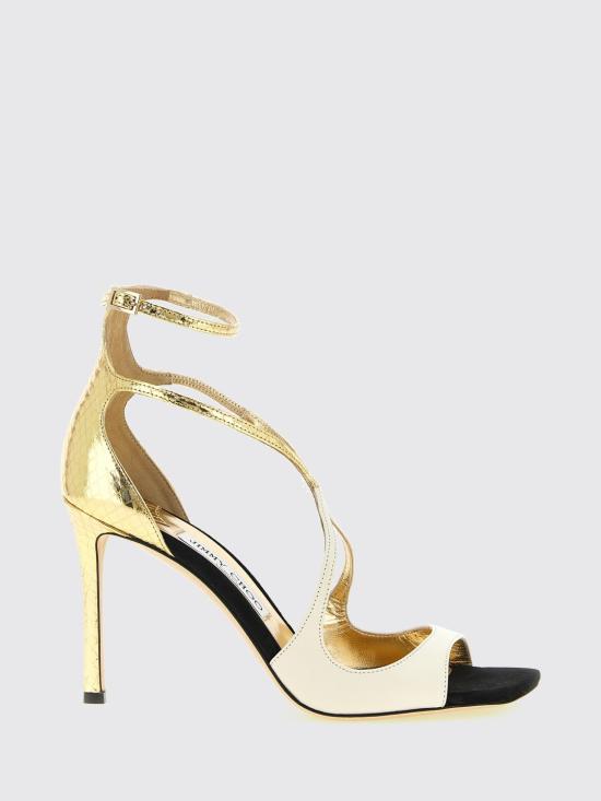 26FW 지미추 힐/펌프스 AZIA95BRH BLACKLATTEGOLD Multicolor