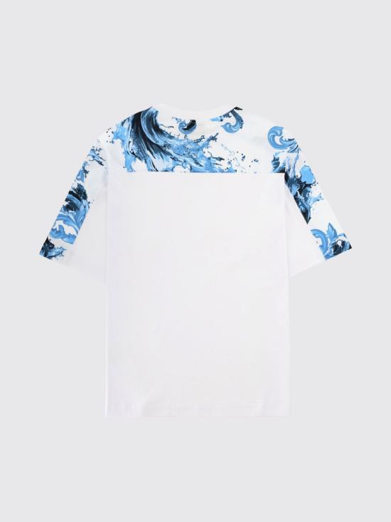26SS 베르사체 반팔 티셔츠 80GAH610JS543 OE8 White - VERSACE