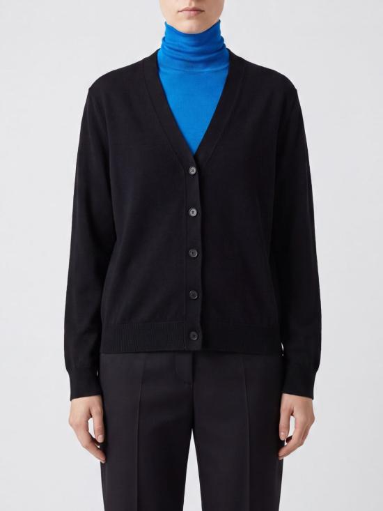 26SS 질샌더 가디건 J02GP0055J14506 001 Black