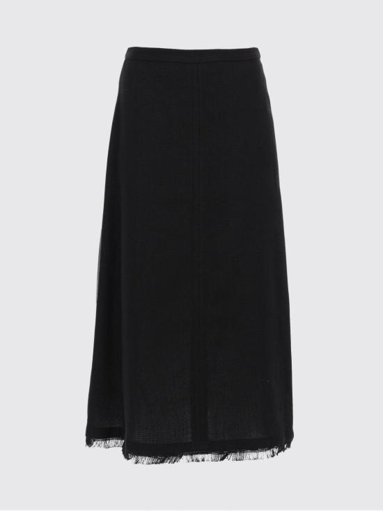 26SS 에스막스마라 롱 스커트 2619101023600 010 Black - 'S MAX MARA