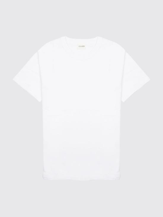 26SS 클로즈드 반팔 티셔츠 C8502645CEM 200 White - CLOSED