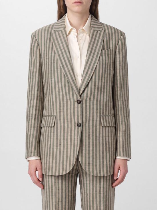 26SS 브루넬로 쿠치넬리 수트 자켓 MH5197290 C420 Green