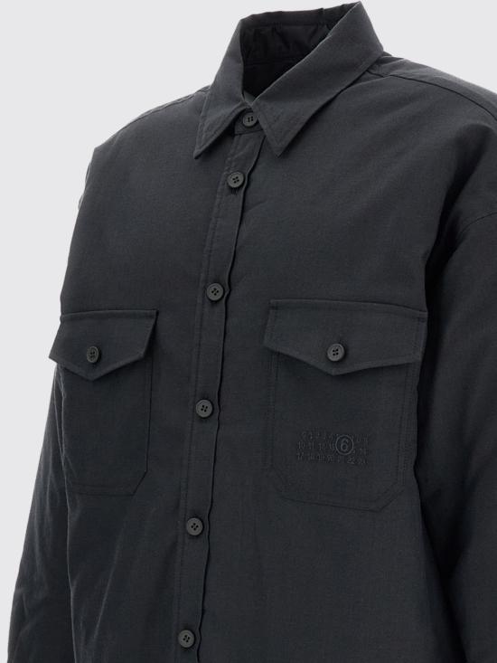 26FW MM6 메종마르지엘라 긴팔 셔츠 SH0DT0045MTN193 962 Charcoal - MM6 MAISON MARGIELA