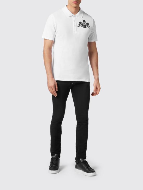 26SS 필립 플레인 폴로 티셔츠 LABCMTK7664PJY002N 01 White - PHILIPP PLEIN