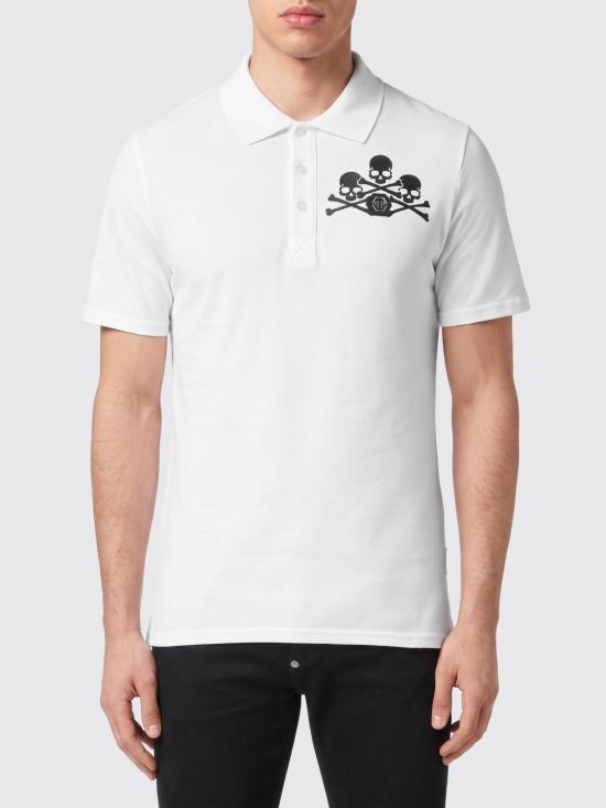 26SS 필립 플레인 폴로 티셔츠 LABCMTK7664PJY002N 01 White