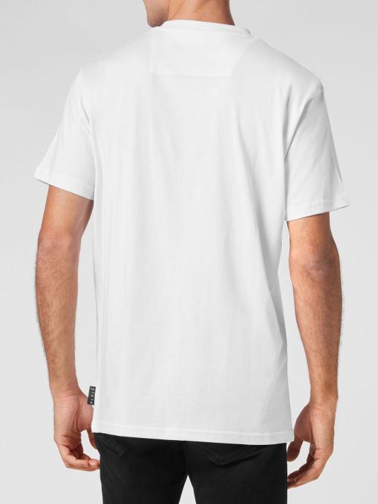 26SS 필립 플레인 반팔 티셔츠 LABCMTK6057PJY002N 01 White - PHILIPP PLEIN
