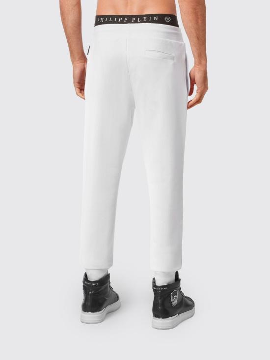26SS 필립 플레인 트레이닝/조거 팬츠 UABCMJT2106PJO002N 01 White - PHILIPP PLEIN