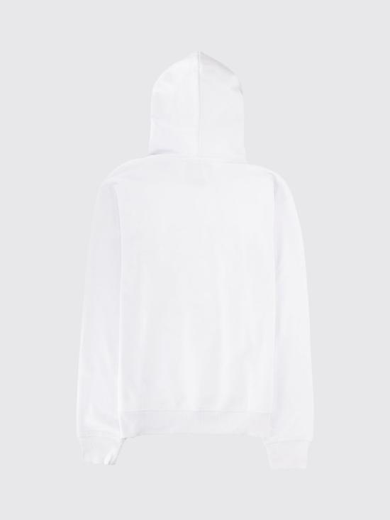26SS 베르사체 후드 티셔츠 80GAIE03CF00E 003 White - VERSACE