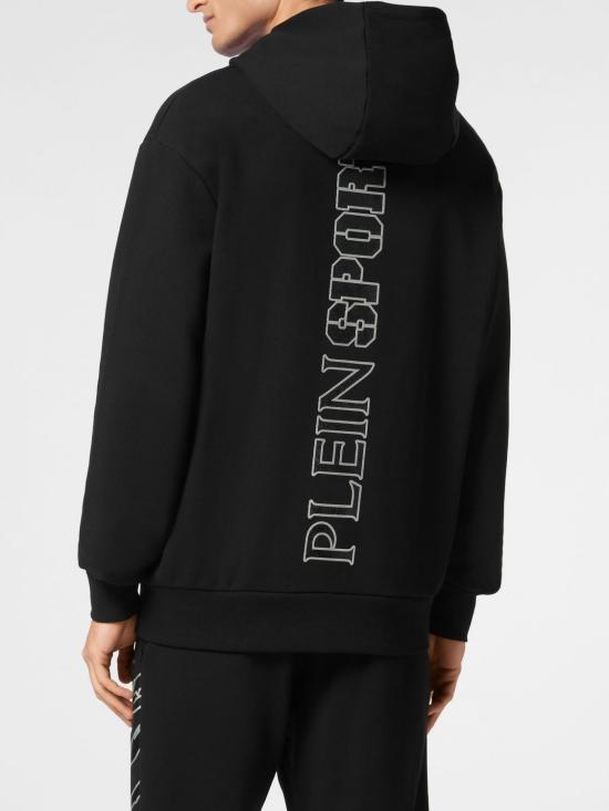 26SS 플레인스포츠 후드 티셔츠 SAECMJB3588STE001N 0270 Black 1 - PLEIN SPORT