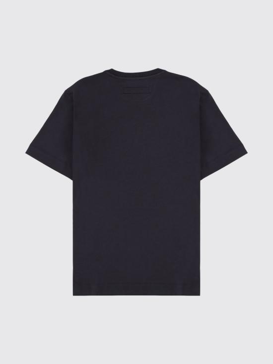 26SS 에르메네질도제냐 반팔 티셔츠 UH360A3H765 B09 Blue - ERMENEGILDO ZEGNA