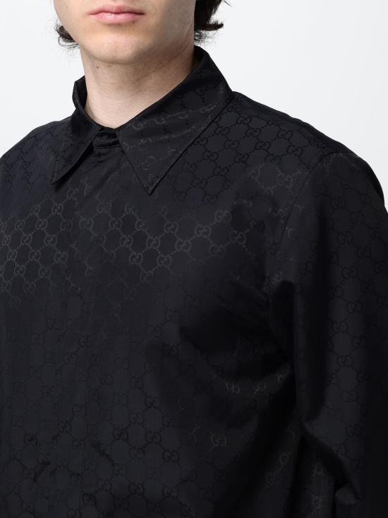 26FW 구찌 GG 라이트 실크 파이유 재킷 GG 라이트 실크 파이유 재킷 871663ZAU1J 1000 Black - GUCCI