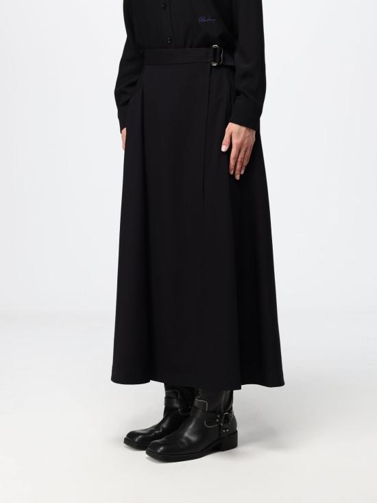 26FW 버버리 롱 스커트 8130247 Black - BURBERRY