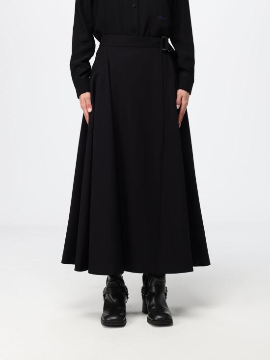 26FW 버버리 롱 스커트 8130247 Black