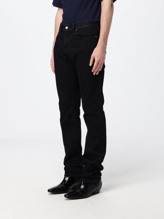 26FW 생로랑 스트레이트 팬츠 854129Y07YD 1238 Black - SAINT LAURENT