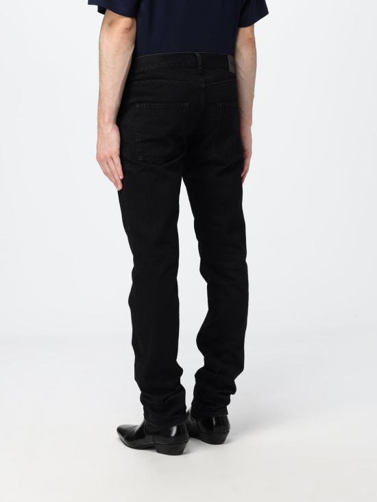 26FW 생로랑 스트레이트 팬츠 854129Y07YD 1238 Black - SAINT LAURENT