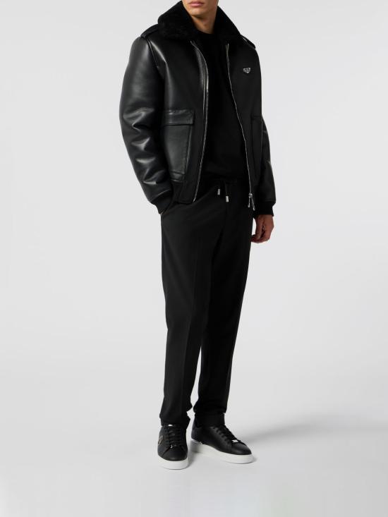 26SS 필립 플레인 무스탕 LAECMRB3074PTE003N 02 Black - PHILIPP PLEIN