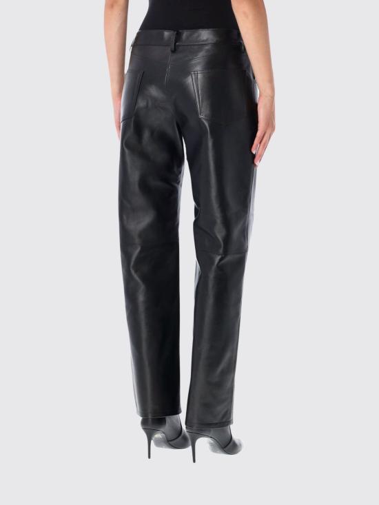 26FW 마그다뷰트림 가죽 팬츠 289726 Black - MAGDA BUTRYM