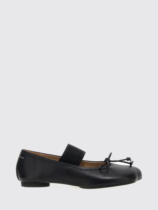 26FW MM6 메종마르지엘라 아나토믹 뉴메릭 발레리나 플랫 슈즈 S59WZ0099P3628 T8013 Black
