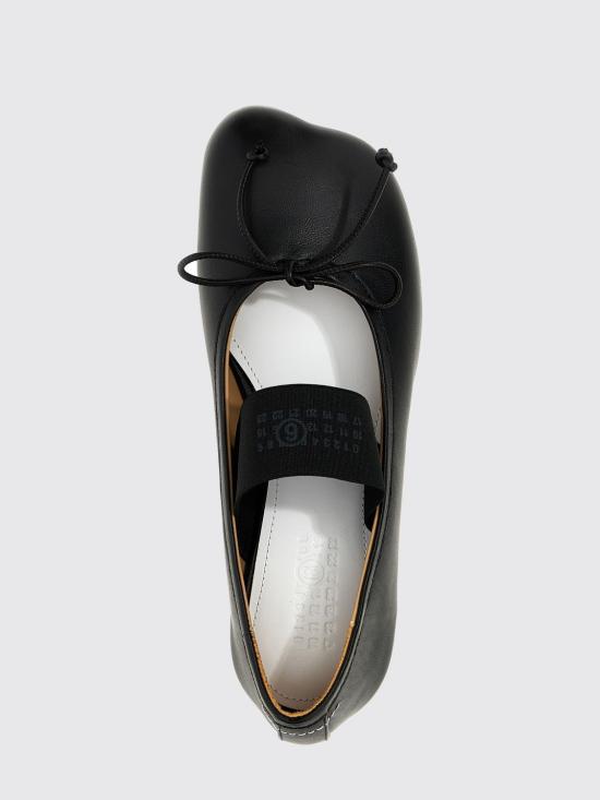 26FW MM6 메종마르지엘라 아나토믹 뉴메릭 발레리나 플랫 슈즈 S59WZ0099P3628 T8013 Black - MM6 MAISON MARGIELA