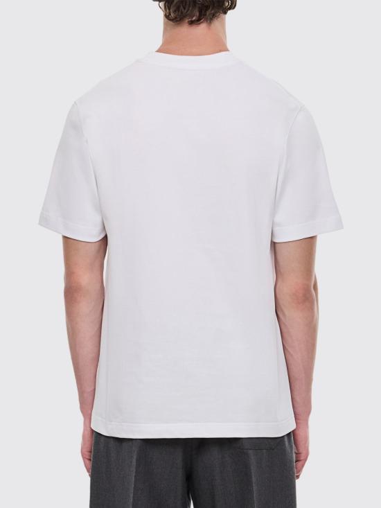 26FW 자크뮈스 그로그랭 로고 티셔츠 TSM00133AJ00226 100 White - JACQUEMUS