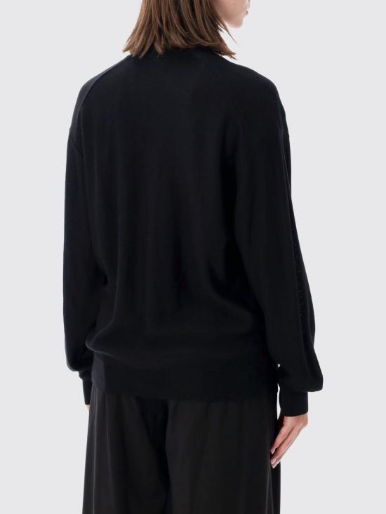 26FW 르메르 릴렉스 트위스트 가디건 PO0052LK1063 BK999 Black - LEMAIRE