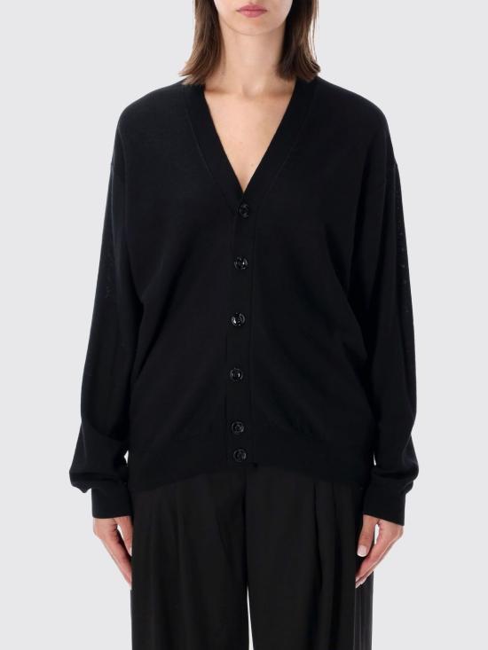26FW 르메르 릴렉스 트위스트 가디건 PO0052LK1063 BK999 Black