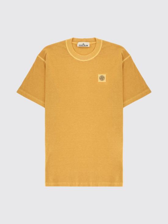 26SS 스톤 아일랜드 반팔 티셔츠 2100026S0057 V0134 Yellow - STONE ISLAND