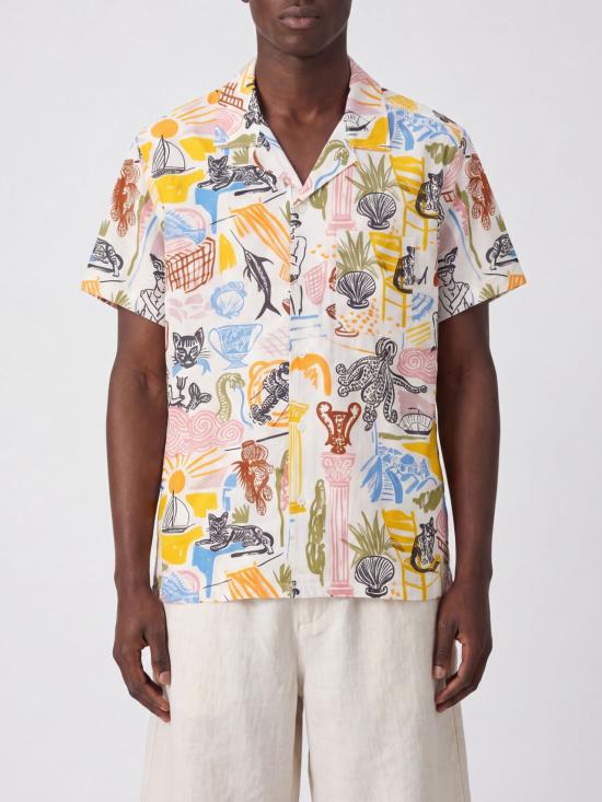 26SS 클로즈드 반팔 셔츠 C8444426BPR 101 Multicolor