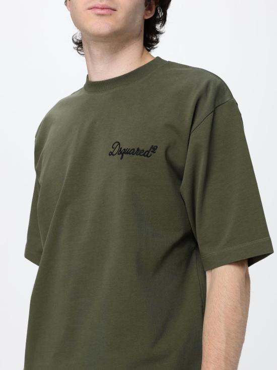 26FW 디스퀘어드2 반팔 티셔츠 S74GD1525D20106 687 Green - DSQUARED2