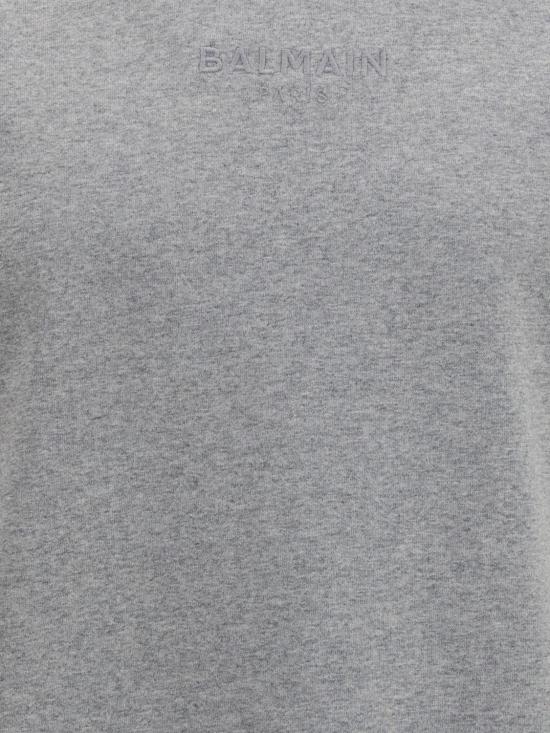 26FW 발망 반팔 티셔츠 GH0EG000BD10 YHD Grey - BALMAIN
