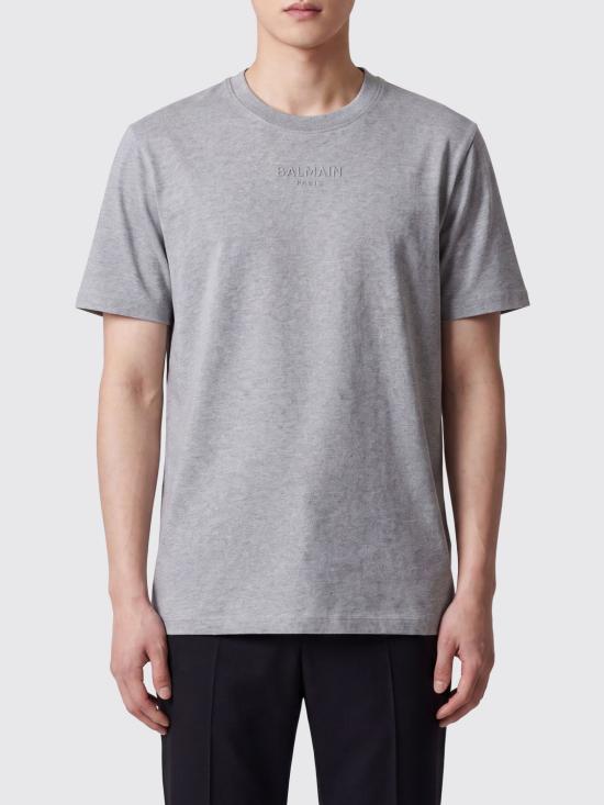 26FW 발망 반팔 티셔츠 GH0EG000BD10 YHD Grey