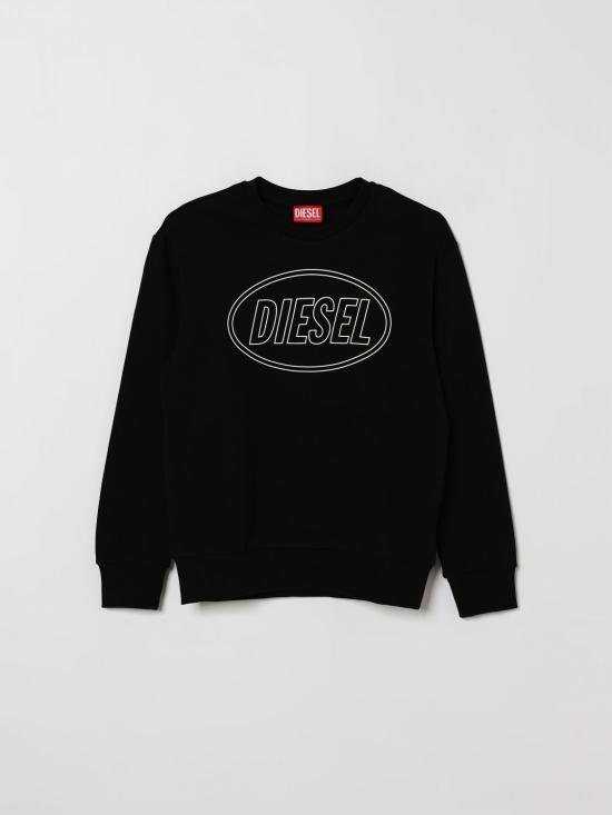 26FW [키즈] 디젤 풀오버 J026110GEAD K900 Black