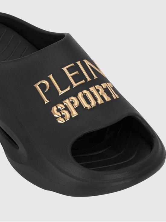 26FW 플레인스포츠 뮬/슬리퍼 PAFSUSG0041STE003N 0202 Black - PLEIN SPORT