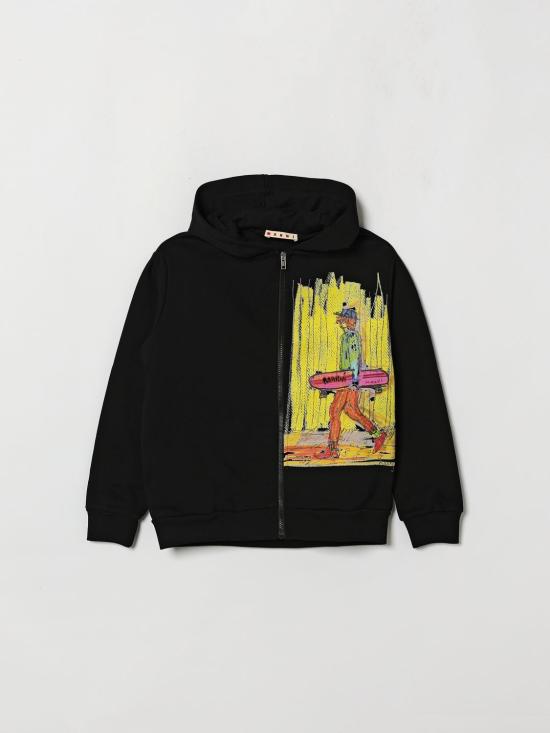 26FW [키즈] 마르니 티셔츠 M01976M00NF 0M900 Black