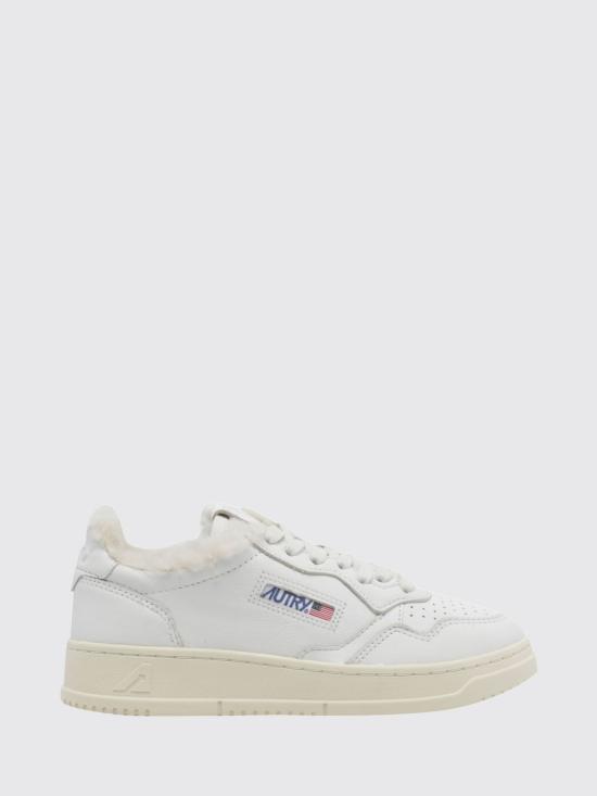26FW 오트리 메달리스트 로우 레더 스니커즈 AULW SR01 White