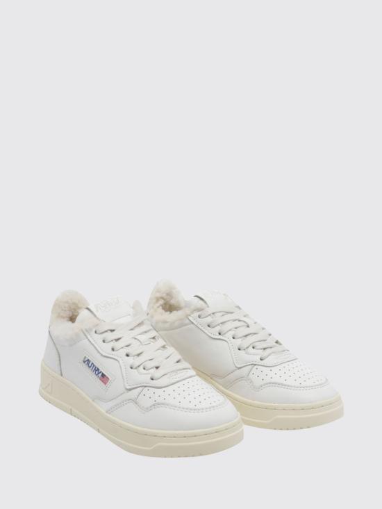 26FW 오트리 메달리스트 로우 레더 스니커즈 AULW SR01 White - AUTRY