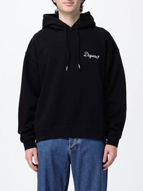 26FW 디스퀘어드2 후드 티셔츠 S74GU0929D25029 900 Black