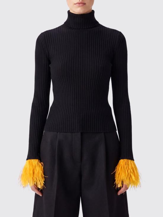 26FW 라 더블제이 터틀넥 PUL0167KNI091VA195 BL01 Black