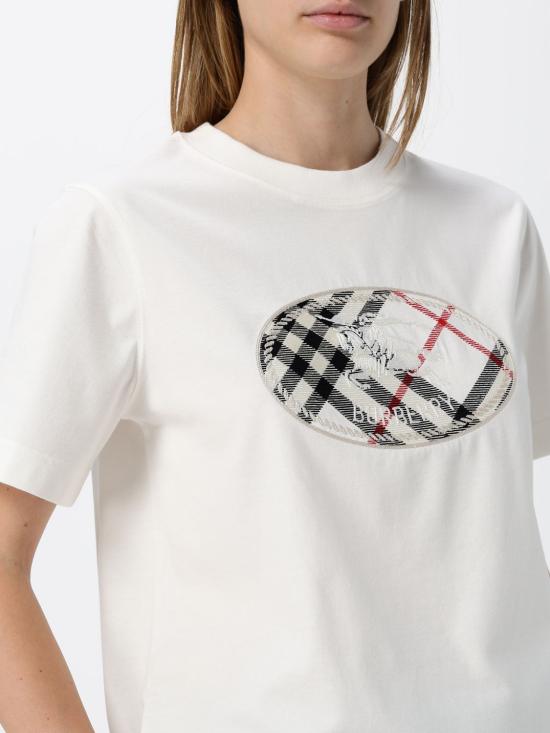 26FW 버버리 반팔 티셔츠 8128058 White - BURBERRY