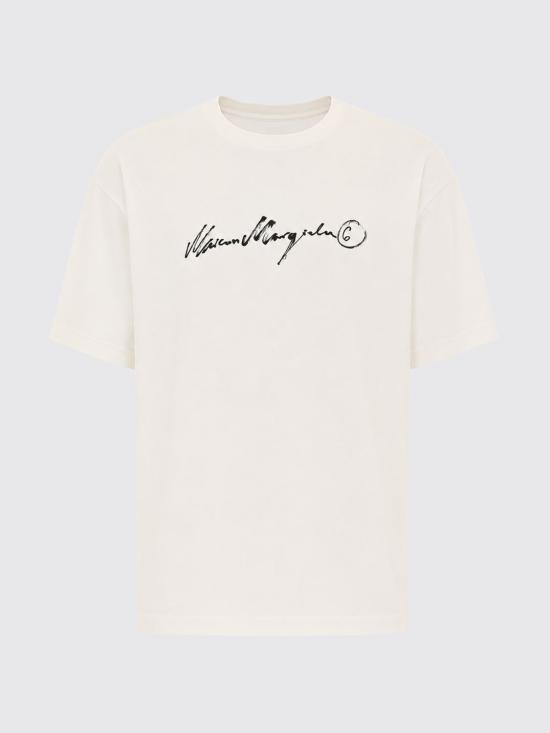 26FW MM6 메종마르지엘라 반팔 티셔츠 SH0GC0077M20258 101 White - MM6 MAISON MARGIELA