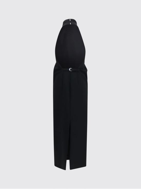26FW 케이트 록산 하이넥 홀터 드레스 56504114 200 Black - KHAITE