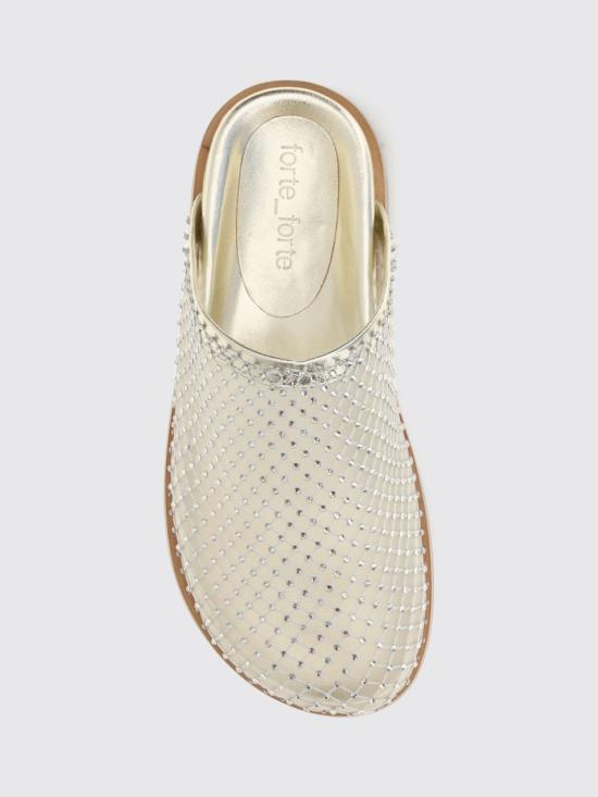 26FW 포르테포르테 뮬/슬리퍼 9972MYSHOES 1014 Platinum - FORTE FORTE