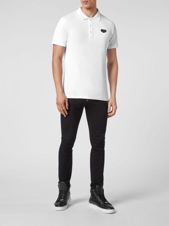 26SS 필립 플레인 폴로 티셔츠 LABCMTK6061PTE003N 01 White - PHILIPP PLEIN